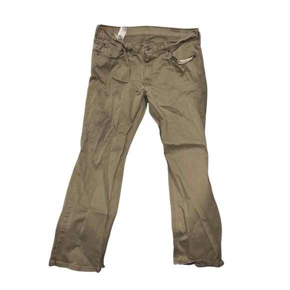 Levi's 541 Khaki Athletic Straight Leg Jeans Mens 38x32 - Picture 1 of 3
